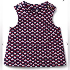 NWOT Janie & Jack Sailboat Jacquard Top Size 4